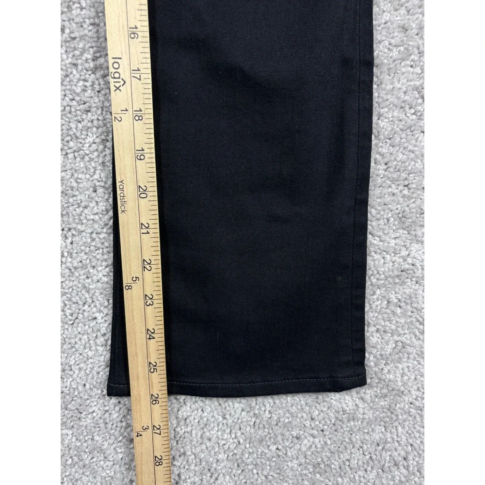 J Crew Womens High Rise Flare Crop Black‎ Jeans Size 25 Denim Pants